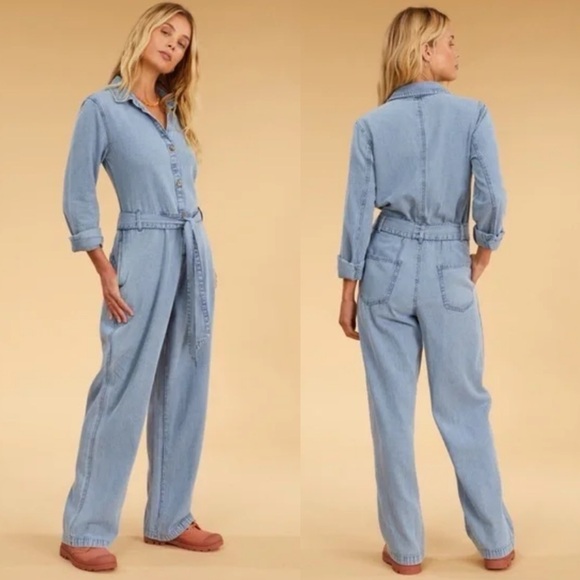 Billabong x The Salty Blonde Sunday Uniform Jumpsuit - Picture 5 of 11
